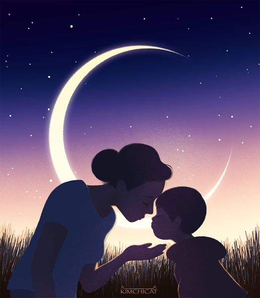 Поцелуй на ночь ребенка