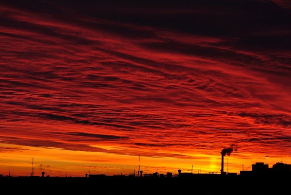 Красный закат