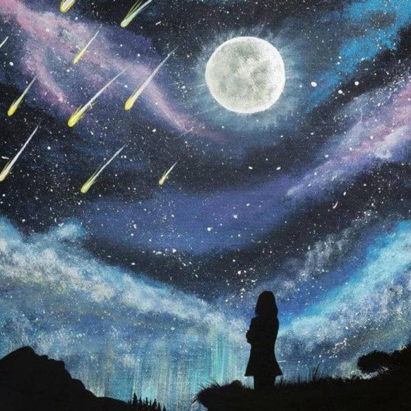 Космос акварелью