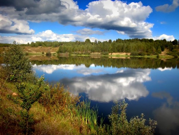 Синий плат небес