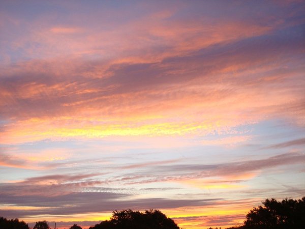 Желтый закат