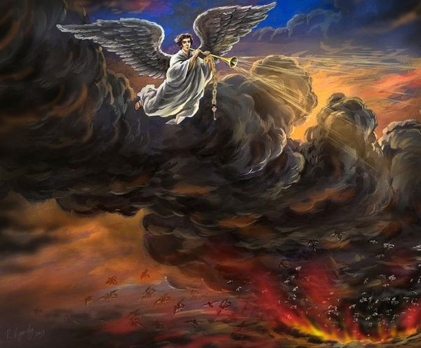 Ангел трубит Рождество