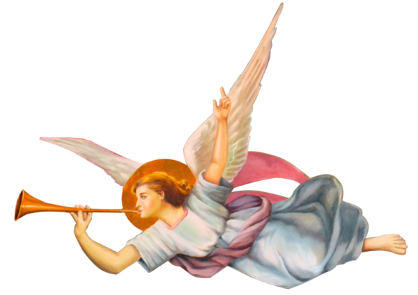 Ангел на облаке