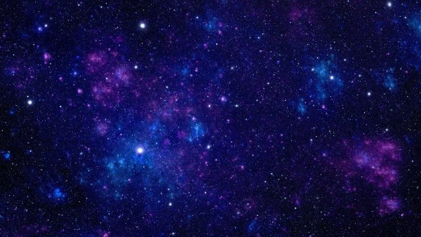 Звездное небо с планетами