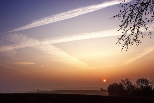 Раннее утро небо