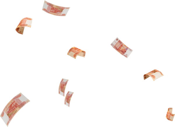 На человека валятся деньги