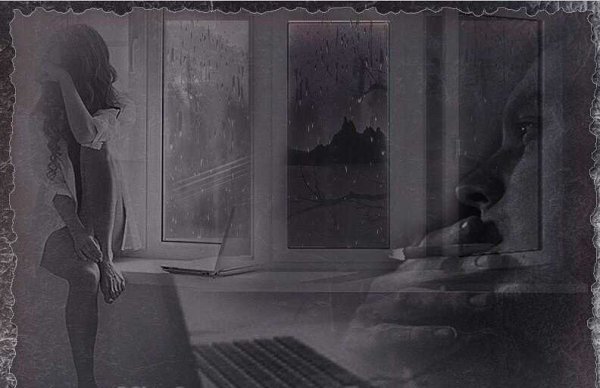 Море силуэт