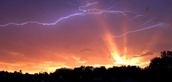 Зарница атмосферное явление