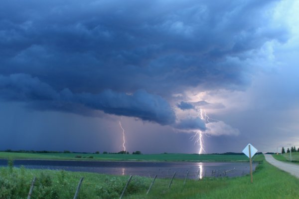 Зарница молния