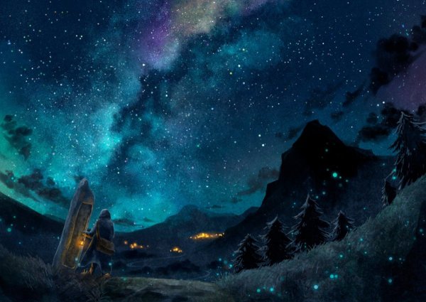 Ночное небо фэнтези