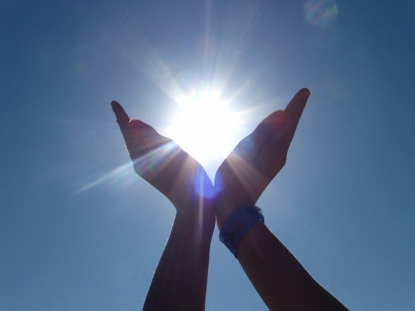 Солнце в облаках