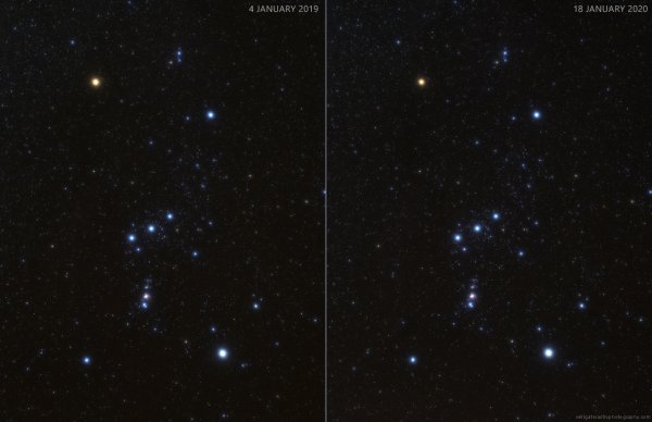 Бетельгейзе звезда в созвездии