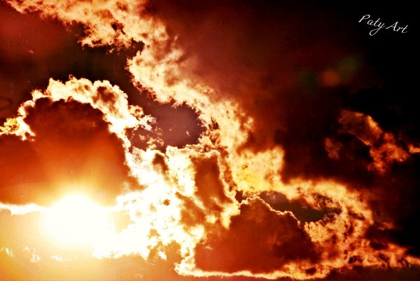 Огненные облака