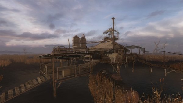 Сталкер кордон ночь