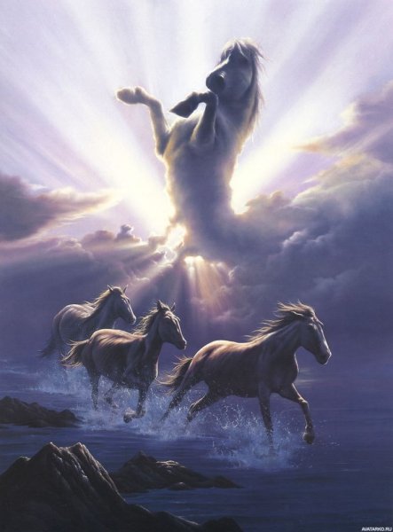 Джим Уоррен картины лошади