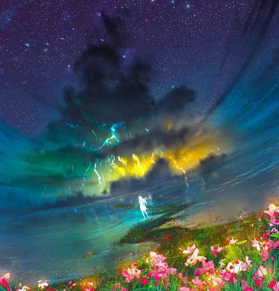 Ночной снегопад