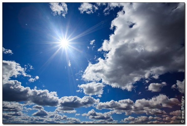 Небо рассвет