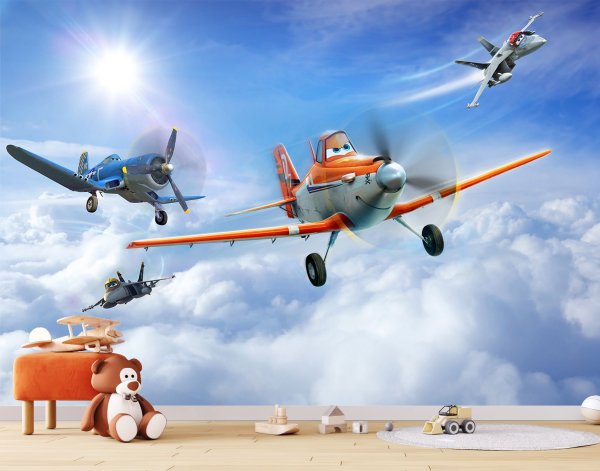 Самолет вектор для детей