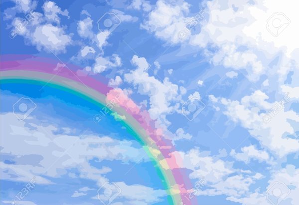 Радужные открытки