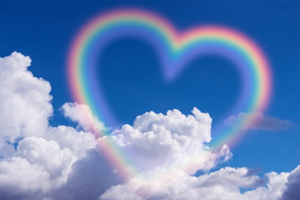 Небо сердце голуби