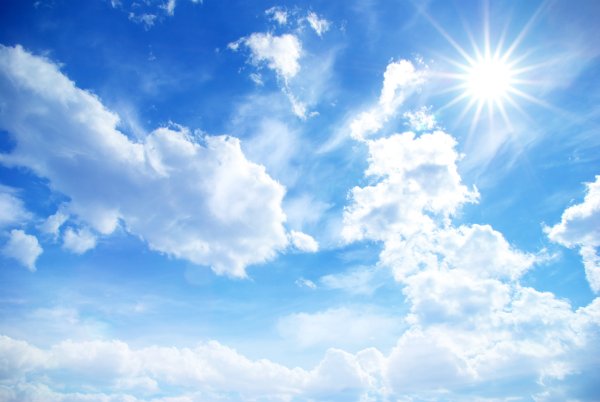 Чистое ясное небо