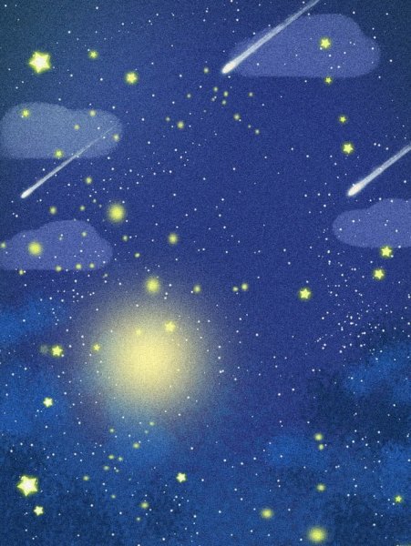 Звезды на небе для детей