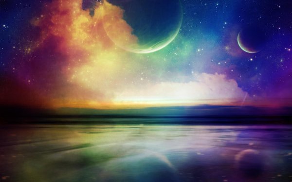 Яркое звездное небо