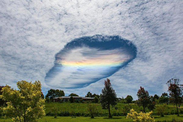 Эффект Fallstreak облака