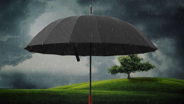 Зонт из стекла