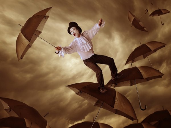 Летающий зонтик