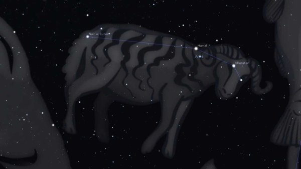 Созвездие Овен Хамаль шератан