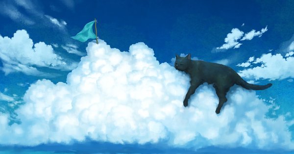 Котик облачко