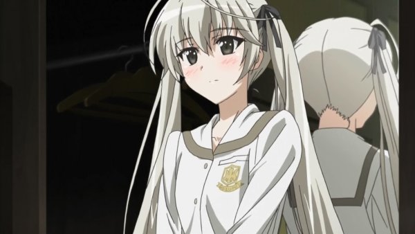 Аниме Yosuga no Sora поцелуй