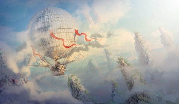 Человек на облаке