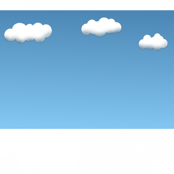 Небо мультяшное