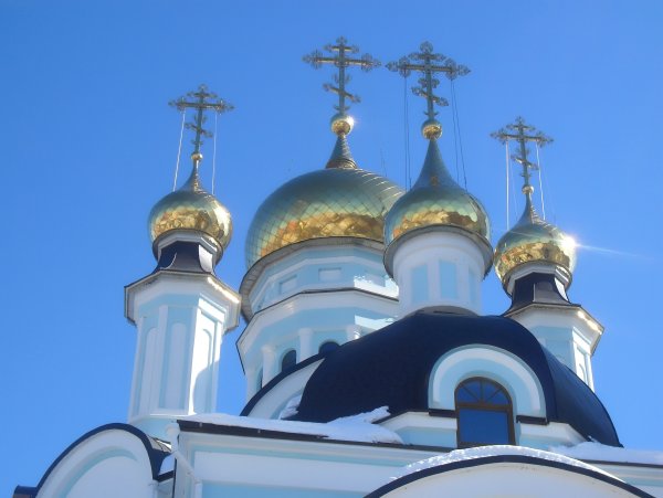 Купола церкви Кошурниково