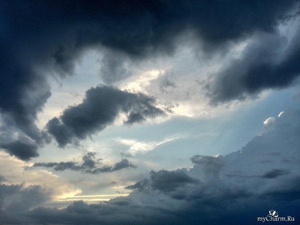 Красиво небо после дождя