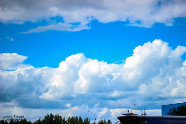 Голубое небо после дождя