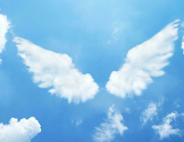 Ангел в небе