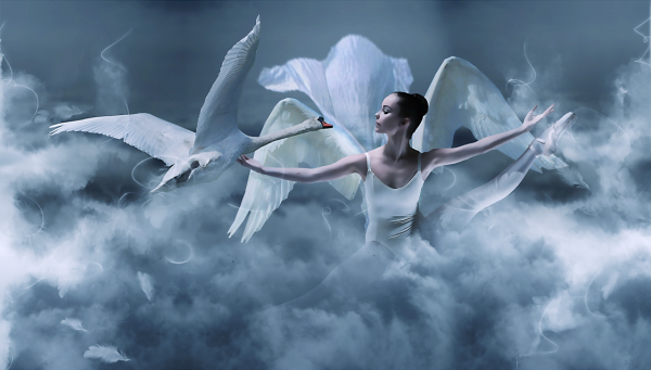 Душа улетает в небо арт