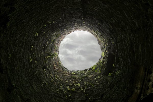 Колодец вид сверху