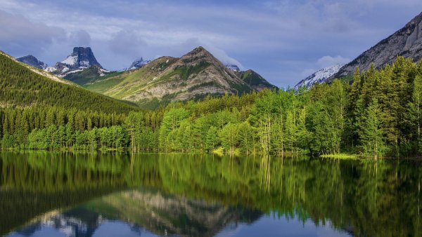 Небо горы вода