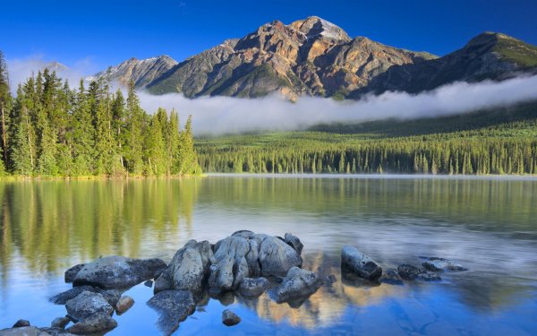 Осень горы озеро лес