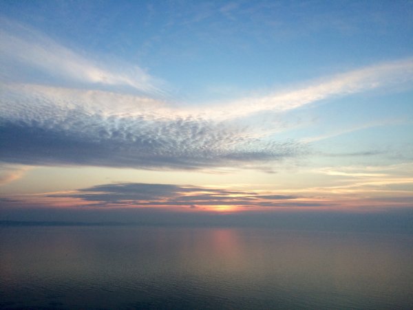 Облака небо рассвет