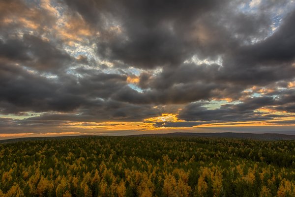 Небо осенью