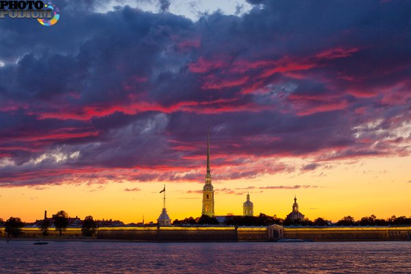 Санкт-Петербург Петропавловская крепость закат