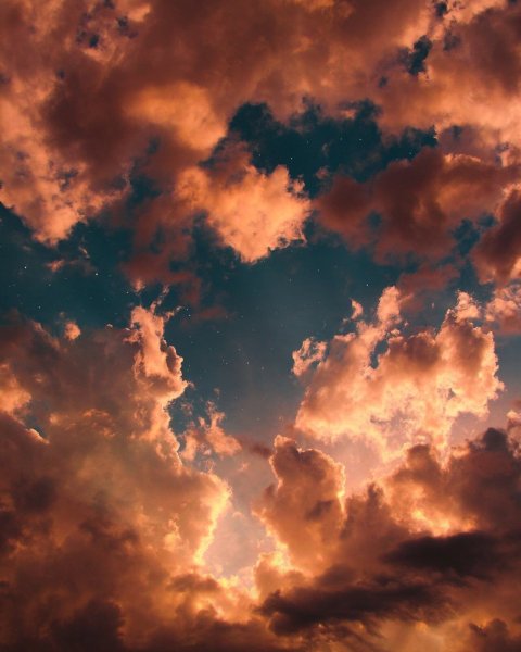 Синее небо Эстетика