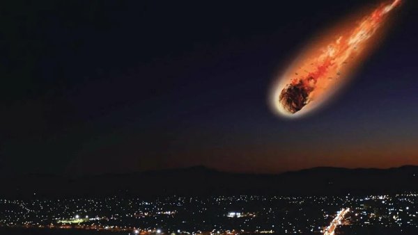 Падающий метеорит