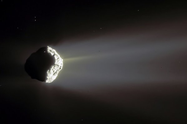 Комета 67p/Churyumov- Gerasimenko в космосе
