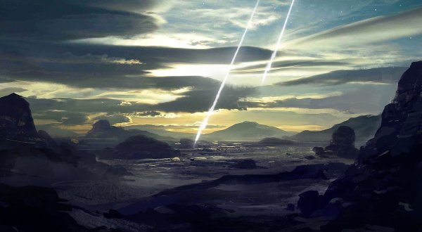 Комета из металла